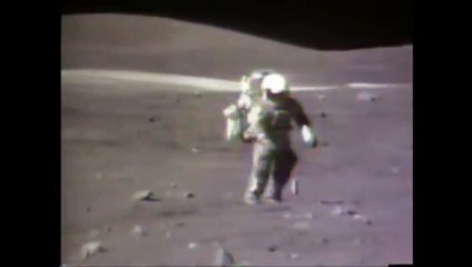 Astronauts falling on the moon - all original footage