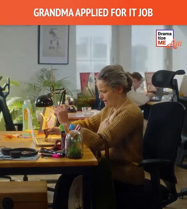 DramatizeMe Australia - Grandma applied for it job -(HD)
