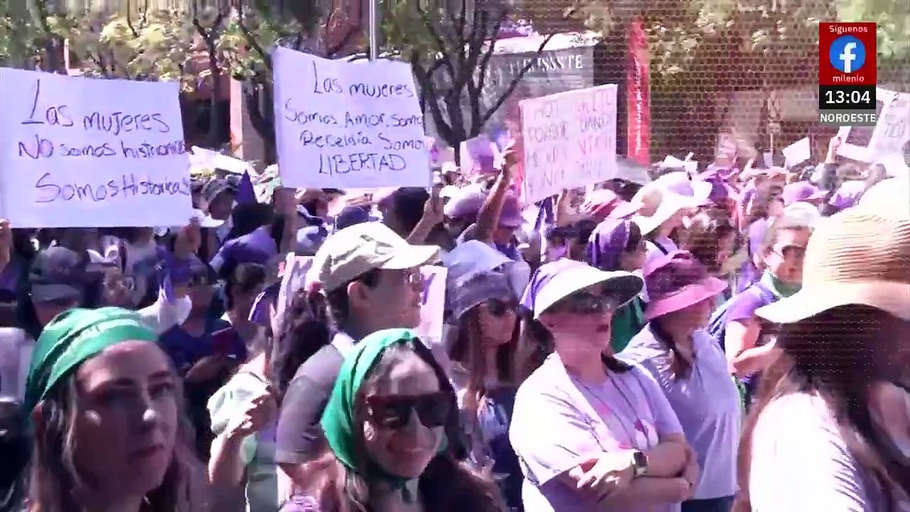 Miles de mujeres marchan en Paseo de la Reforma para exigir justicia e igualdad