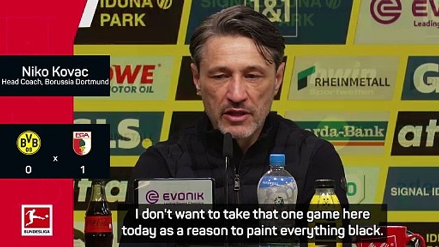Dortmund looking to 'reset' after Augsburg loss