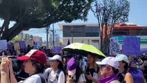 8M registra saldo blanco en las marchas de mujeres en Xalapa (2)