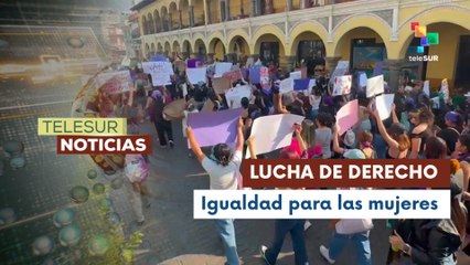 Ciudadanos en Córdoba se movilizaron por el Día Internacional de la Mujer