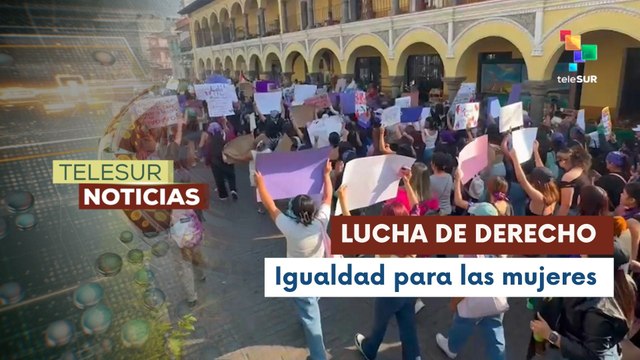 Ciudadanos en Córdoba se movilizaron por el Día Internacional de la Mujer