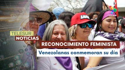 Venezolanas conmemoran el Día Internacional de la Mujer