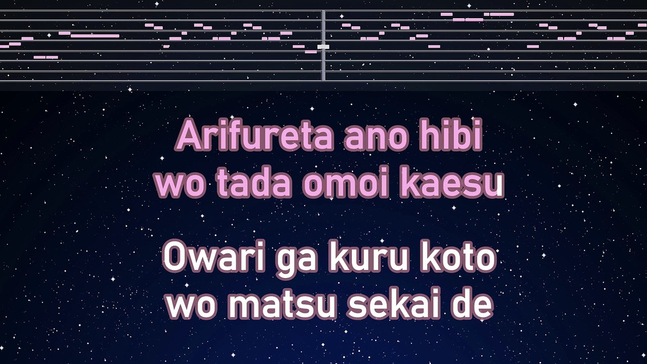 Karaoke♬ Encore - YOASOBI 【No Guide Melody】 Instrumental, Lyric Romanized