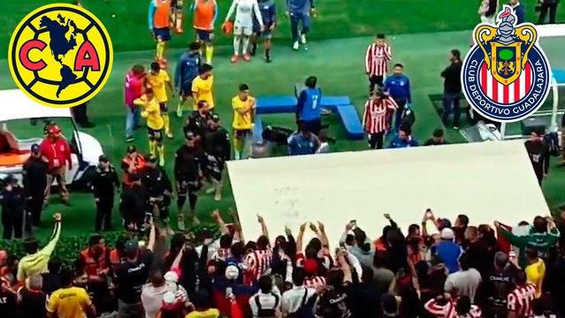 América empata con Chivas y los jugadores se hacen de palabras con la afición del Rebaño