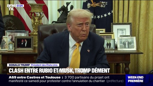 Il n'y a eu aucune embrouille : Donald Trump dément la passe d'armes entre Marco Rubio et Elon Musk, sur le sujet des réductions de postes