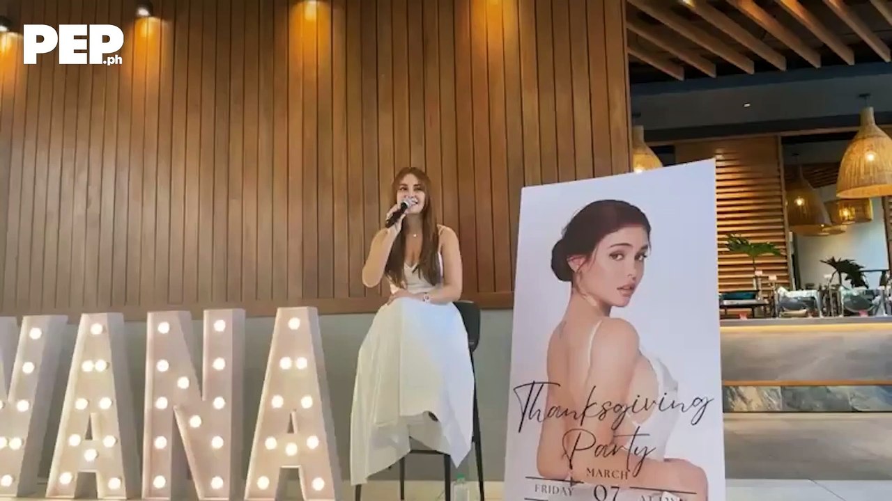 Ivana Alawi thanksgiving party interview portion | PEP Interviews