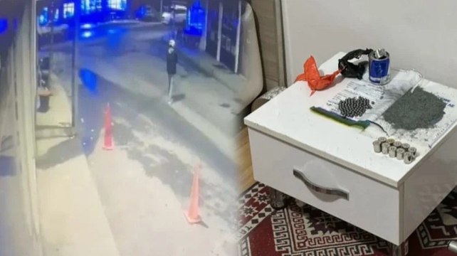 El yapımı bomba kullanan haraç çetesine polis baskını