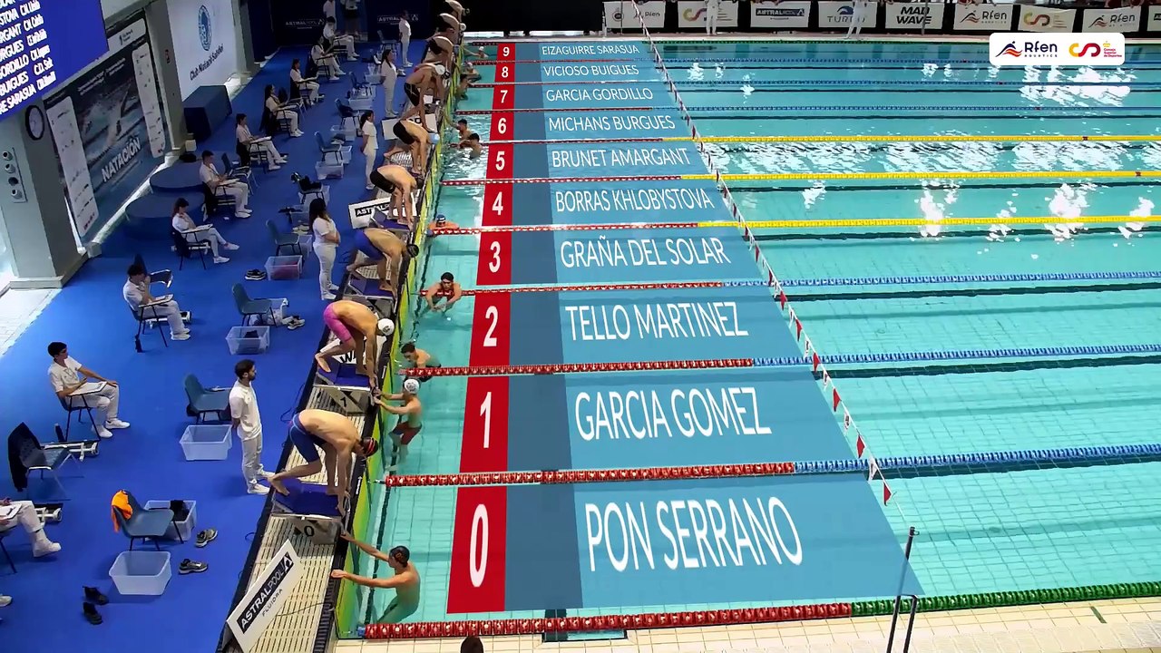 XXV CAMPEONATO DE ESPAÑA “OPEN” DE NATACIÓN ABSOLUTO PRIMAVERA P50 - ASTRALPOOL  XLI CAMPEONATO DE ESPAÑA DE NATACIÓN JUNIOR P50 - Domingo mañana