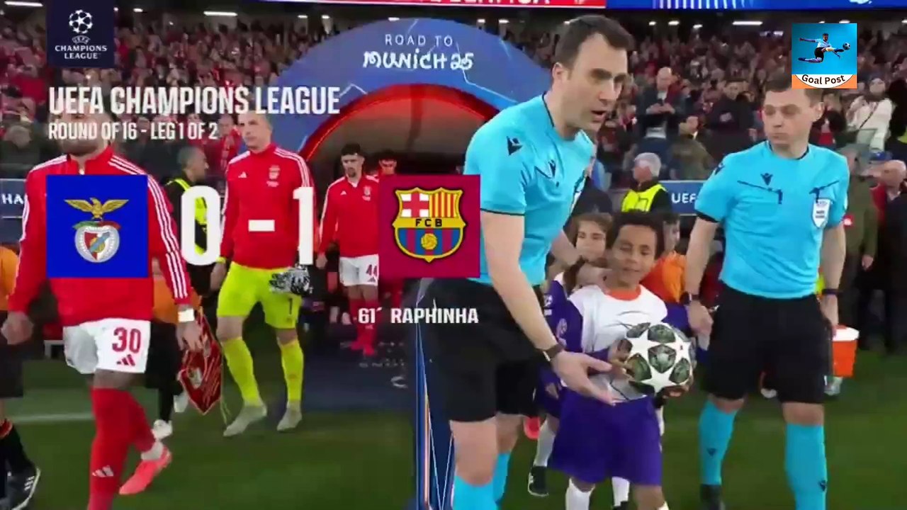 FC Barcelona vs SL Benfica 1-0 !!! Highlights !!! Highlights !!! UEFA  Champions League 2025⚽C