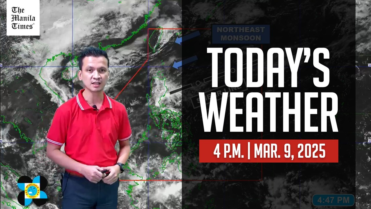 Today's Weather, 4 P.M. | Mar. 9, 2025