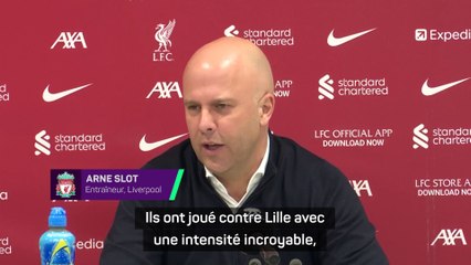 Slot veut plus d’intensité de la part de son équipe pour battre le PSG
