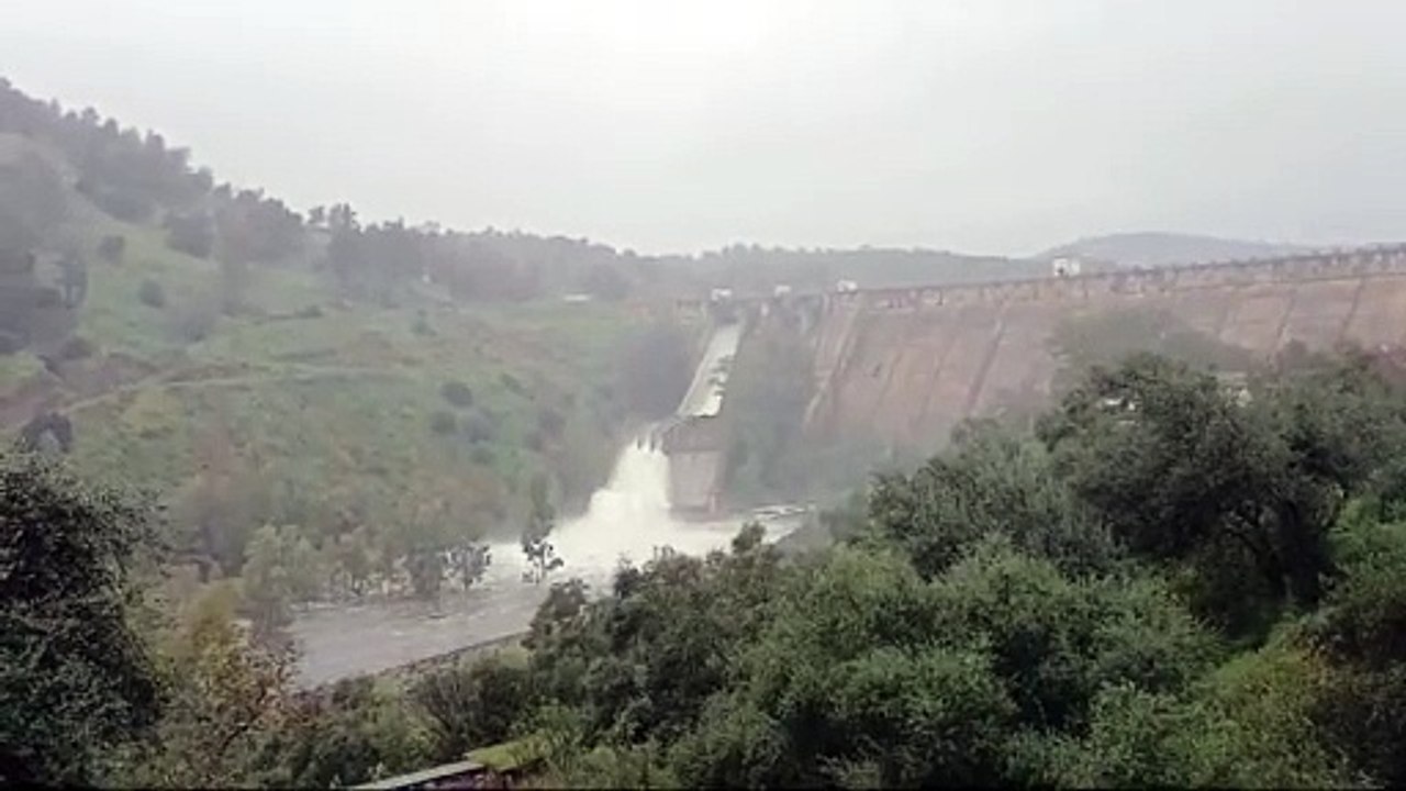 Arroyos y embalses de Córdoba tras el paso de Jana