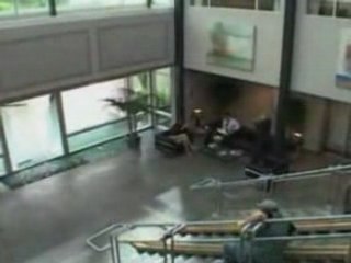 Regis lâche un rouleau de câble