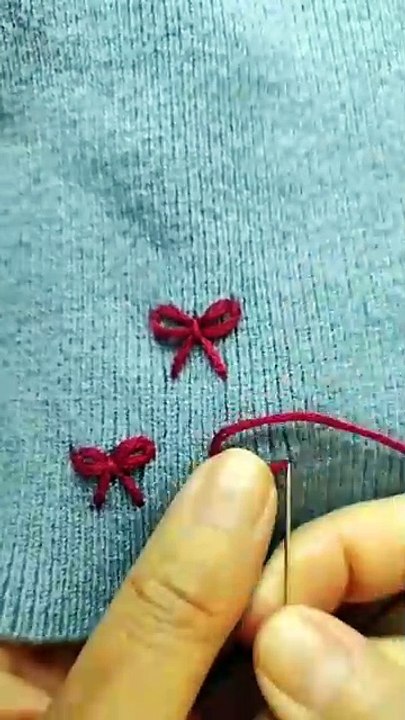 How to Embroider a Bow Tie| Easy Tutorial