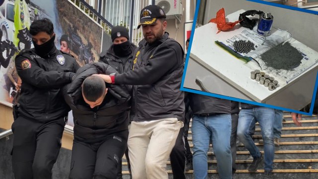 El yapımı bomba kullanan haraç çetesine polis baskını: 7 gözaltı