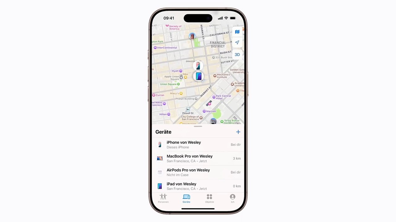 Verloren gegangene AirPods finden