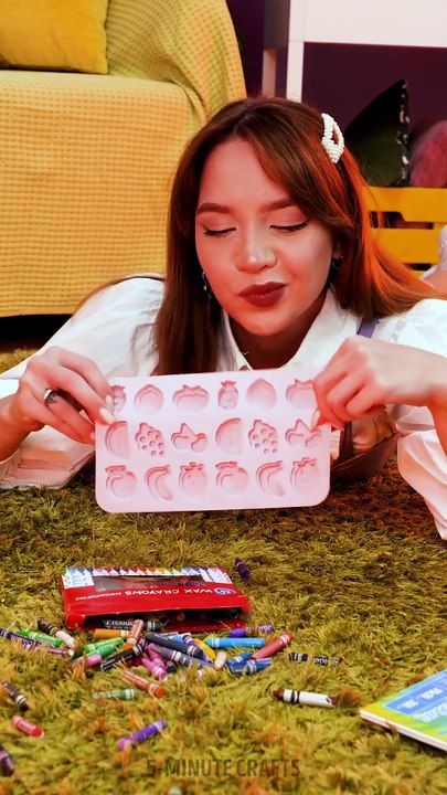 Don't waste old crayons ✏️ #shorts #reuse