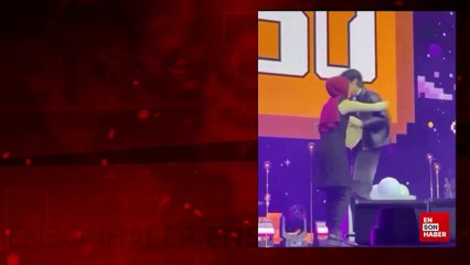 Koreli oyuncu Lee Min-Ho, sahnede Türk hayranıyla oyun oynadı