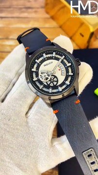 *INSUCH ORIGINAL WATCH* Mens Collection Quartz Machine Date Working Leather Strap Different Colours water resistant