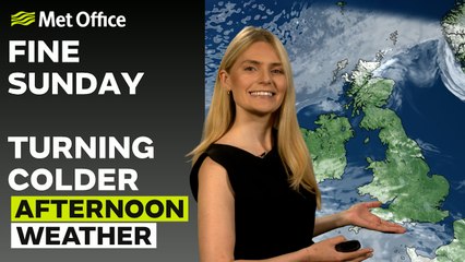 Met Office Afternoon Weather Forecast 09/03/2025 - Rain far north