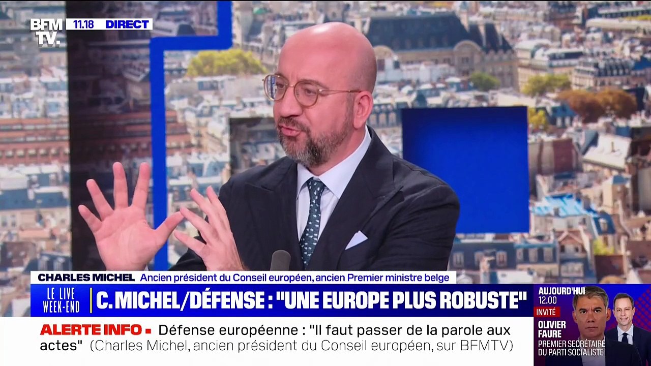 Charles Michel: "Je suis très favorable à l'idée qu'on mette en place une cyber armée européenne défensive et offensive"