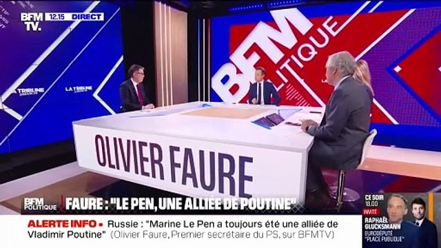 Ukraine: Olivier Faure n'est pas prêt à accepter un simple cessez-le-feu, sans garantie de sécurité pour l'Ukraine