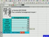 Tableur : la fonction MOYENNE (leprofdinfo)