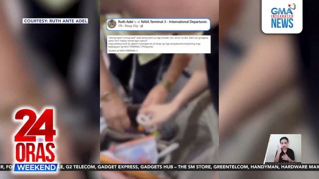 24 Oras Weekend Part 2 - Bala sa bag?; FPRRD sa ICC arrest warrant; Panalo ng Hello, Love, Again; atbp.