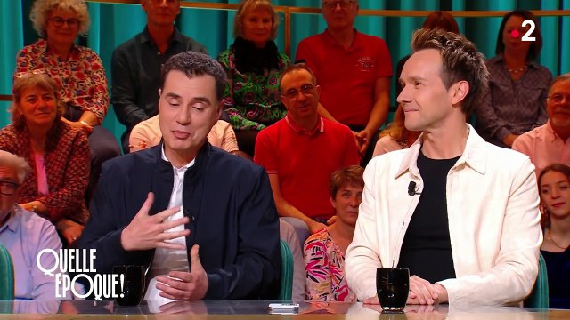 Cyril Féraud évoque son organisation en coulisses des tournages avec son fils Tim sur le plateau de Quelle époque !