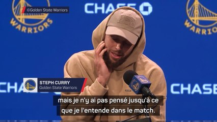 Warriors - Curry : “C’est assez spécial d'atteindre les 25 000 points avec une seule franchise"