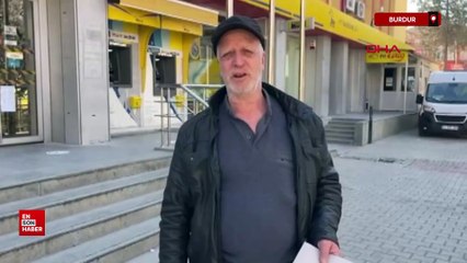 Burdur'da mahkemenin kira artış kararını protesto etmek için bisikletiyle yola çıktı