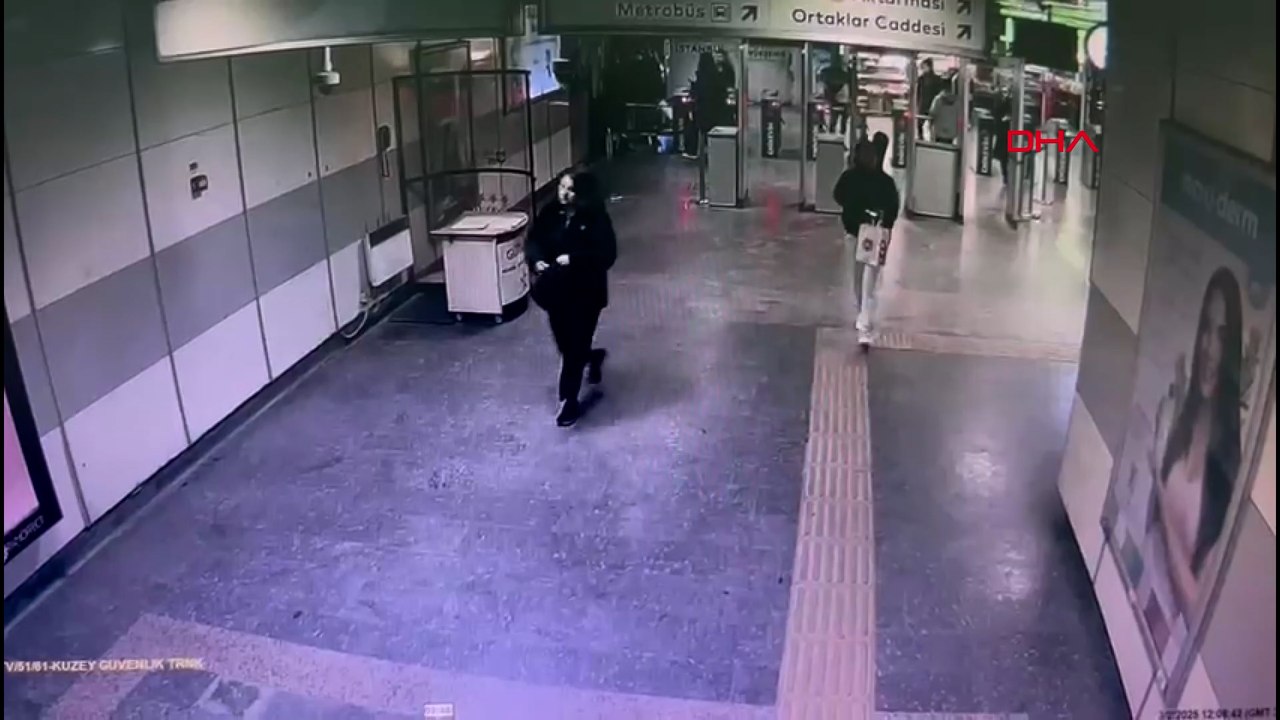 Ece Gürel'in metroya bindiği anların görüntüsü ortaya çıktı