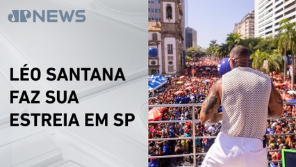 Defesa Civil distribui água nos blocos de Carnaval do Ibirapuera