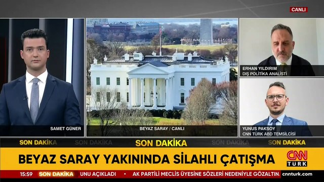 Beyaz Saray çevresinde çatışma! Gizli Servis harekete geçti: Silahlı kişi vuruldu...