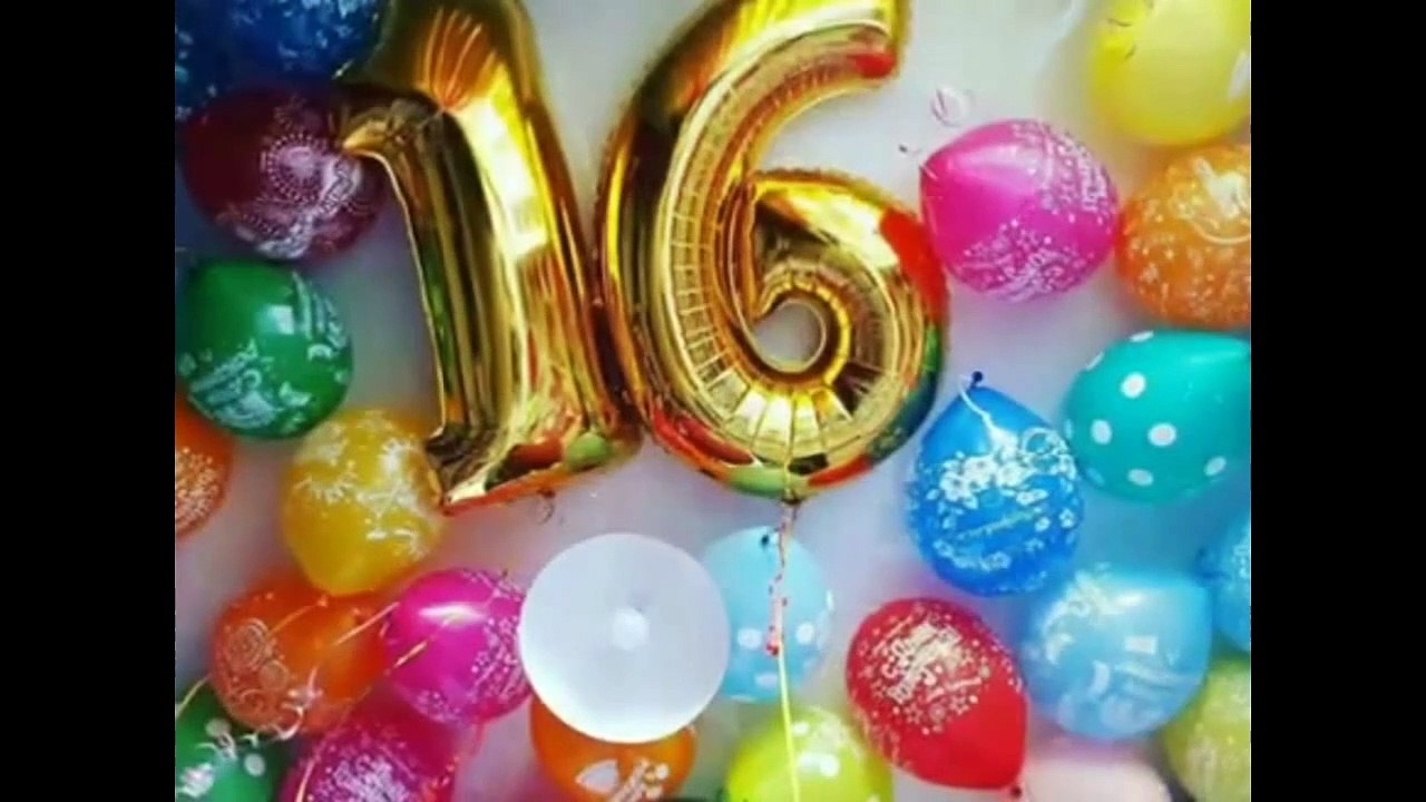 Musical birthday greeting card for 16 years Liliana Kentchman!