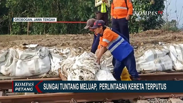 Kena Imbas Tanggul Jebol Grobogan, PT KAI Batalkan 2 Perjalanan Kereta | BENCANA BANJIR