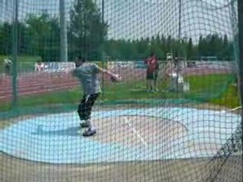 Athlé lancer disque interclubs Pierre 36,73m