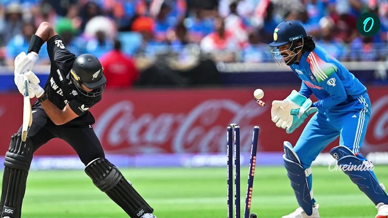 Champions Trophy Final : New Zealand Posts 252 in Final , Indian Spinners Shine in Dubai