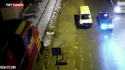 Trenin altından sağ çıktı