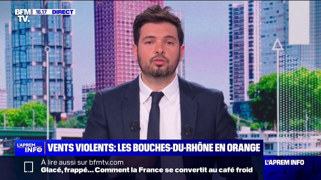Des rafales de vent supérieures à 100km/h enregistrées dans le sud de la France