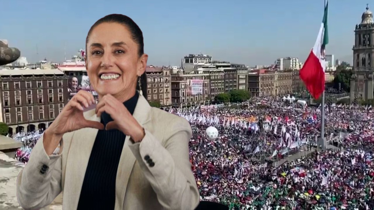 CDMX: El Zócalo capitalino ya se muestra lleno a horas del discurso de Claudia Sheinbaum