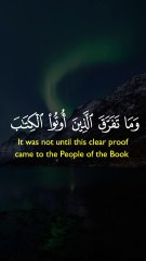 Suratul Bayyinah brilliant recitation
