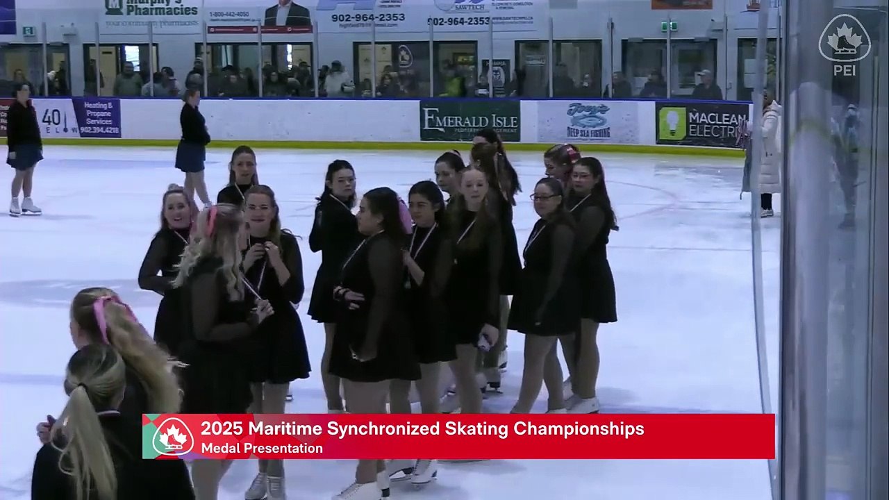 2025 Maritime SYS Championships - Medal Presentations on Ice