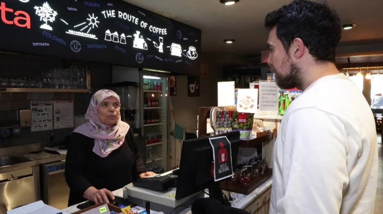 'Barista Teyze' sosyal medya gündem oldu