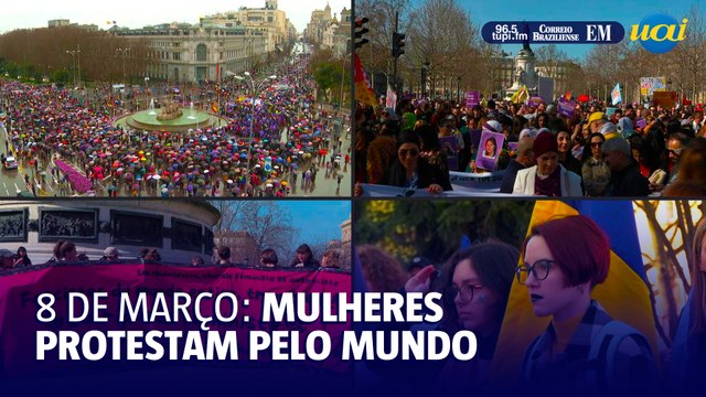Protestos no 8 de março: mulheres vão às ruas por igualdade