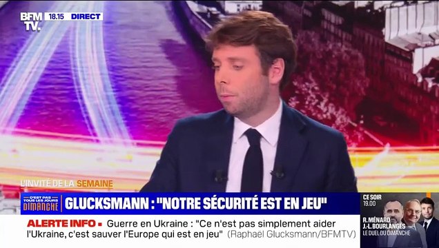 Raphaël Glucksmann (Place publique): La Russie est une menace directe sur les intérêts stratégiques de la France