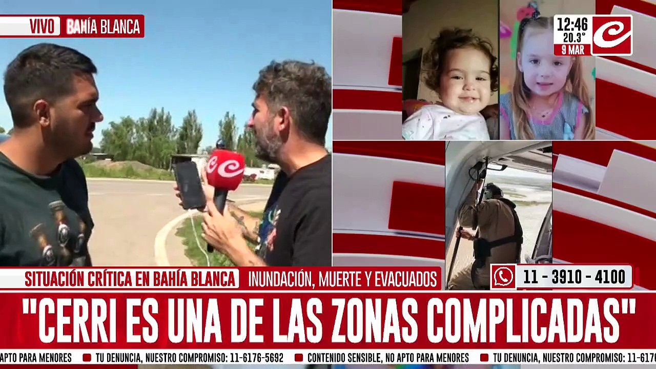 Temporal en Bahía Blanca: lunes y martes no habrá clases