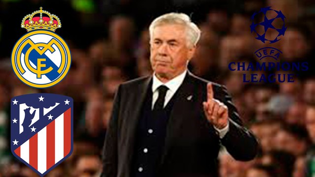 Carlo Ancelotti observa buenas posibilidades para que el Real Madrid se imponga al Atlético de Madrid